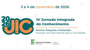 É publicado o resultado Preliminar dos trabalhos submetidos à IV JIC É publicado o resultado Preliminar dos trabalhos submetidos à IV JIC