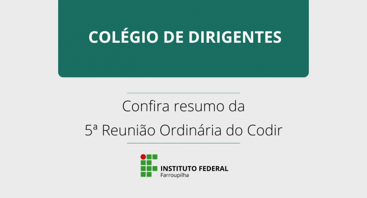 5ªreuniãoordináriacodir notícia02082024