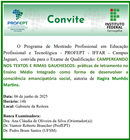 Convite Qualificação Itagira T7