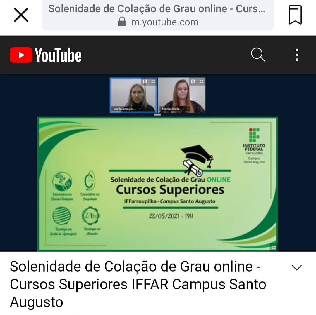 Solenidade marca colação de grau dos cursos superiores no IFTM Campus  Patrocínio - Módulo FM