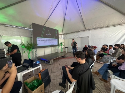 IFFar Campus Alegrete marca presença na Mostra Tecnológica do Alegrete Summit