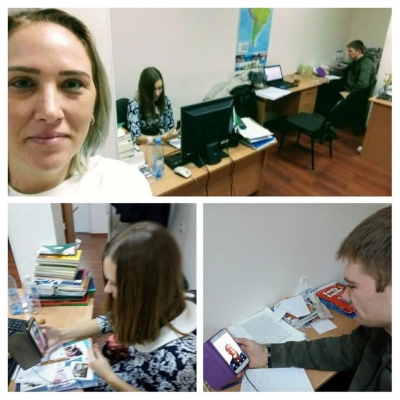 Alunos IFFar praticam conversação em inglês com estudantes russos