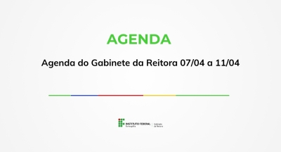 Agenda do Gabinete da Reitora