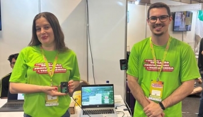Estudante e professora do IFFar – Campus Santo Augusto apresentam trabalho na 5ª Semana Nacional da Educação Profissional e Tecnológica em Brasília