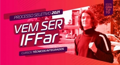 IFFar abre inscrições para cursos técnicos integrados ao ensino médio