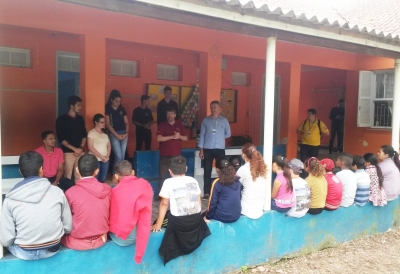 Oficinas de Extensão movimentaram escola em comunidade rural de Mata/RS