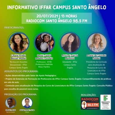 IFFar no Rádio - Informativo IFFar Campus Santo Ângelo