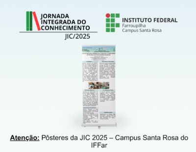 Atenção: Pôsteres da JIC 2025