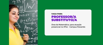Vaga para professor/a de Matemática no IFFar – Campus Panambi