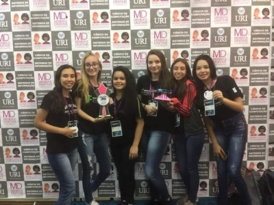 Alunas do IFFar Campus Santo Ângelo são campeãs em Copa URI de Robótica - Meninas Digitais Tchê Missões