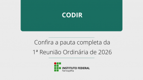 1ª Reunião Ordinária do Codir ocorre na próxima quarta-feira (18) 1reuniãocodir notícia06032026