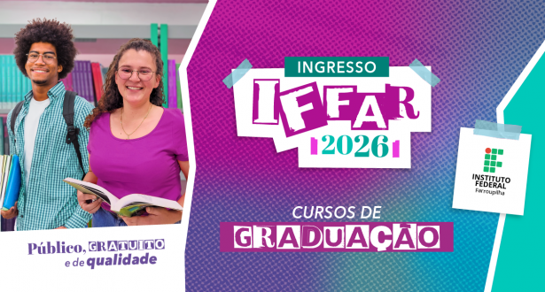 Inscrições para cursos de Graduação do IFFar terminam na próxima segunda (5) psgraduação2026 notícia20102025